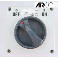 32A 1 Pole 250V Surface Switch Module IP66